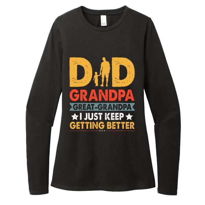 Funny Great Grandpa For Fathers Day Dad From Son Daughter Womens CVC Long Sleeve Shirt