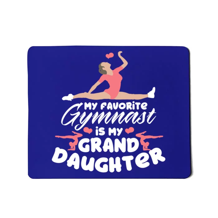 Favorite Gymnast Granddaughter Gymnastics Grandma Cute Gift Mousepad