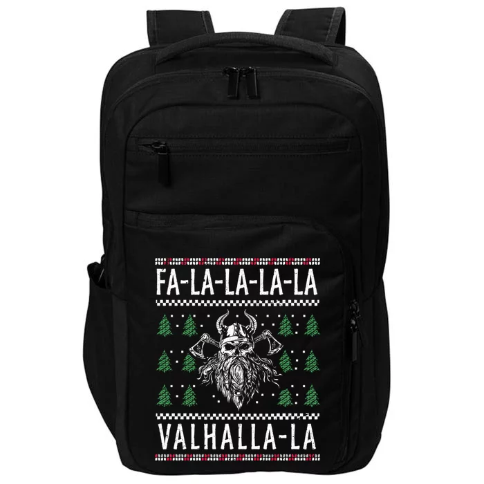 Facool Giftlacool Giftlacool Giftla Valhallacool Giftla Viking God Ugly Christma Impact Tech Backpack