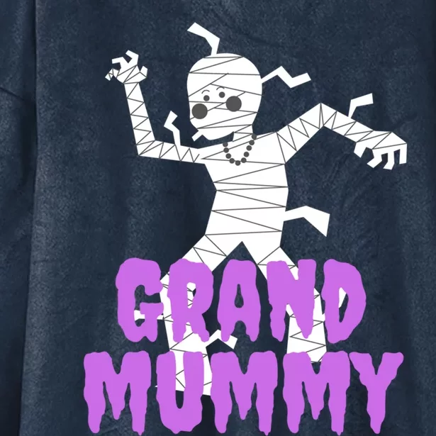 Funny Grandparents Gift Hooded Wearable Blanket