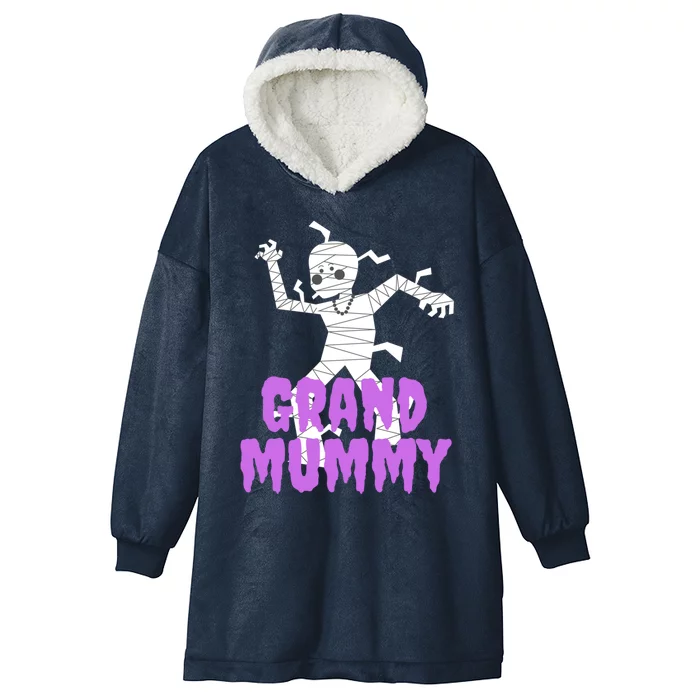 Funny Grandparents Gift Hooded Wearable Blanket