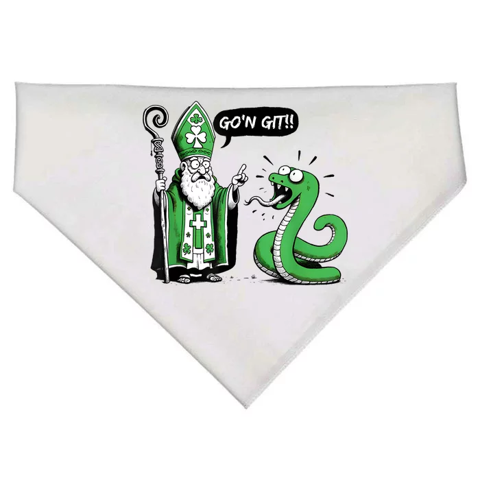 Funny Gon Git Saint St Patricks Paddys Day USA-Made Doggie Bandana