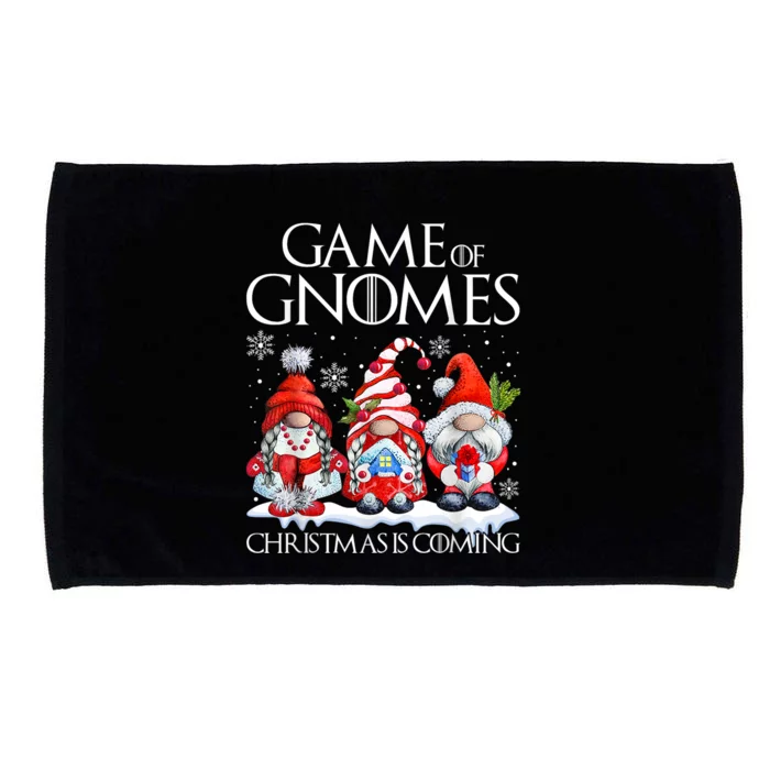 Funny Game Gnomes Christmas Is Coming Xmas Pajama Microfiber Hand Towel