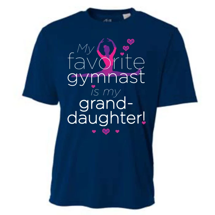 Favorite Gymnast Grandma For Women Gymnastics Grandma Cooling Performance Crew T-Shirt