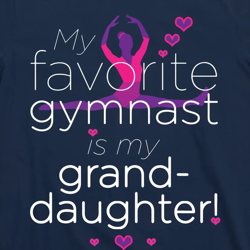 Favorite Gymnast Grandma For Women Gymnastics Grandma T-Shirt