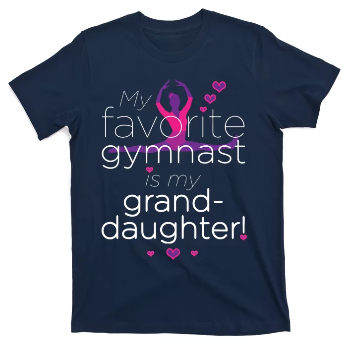 Favorite Gymnast Grandma For Women Gymnastics Grandma T-Shirt