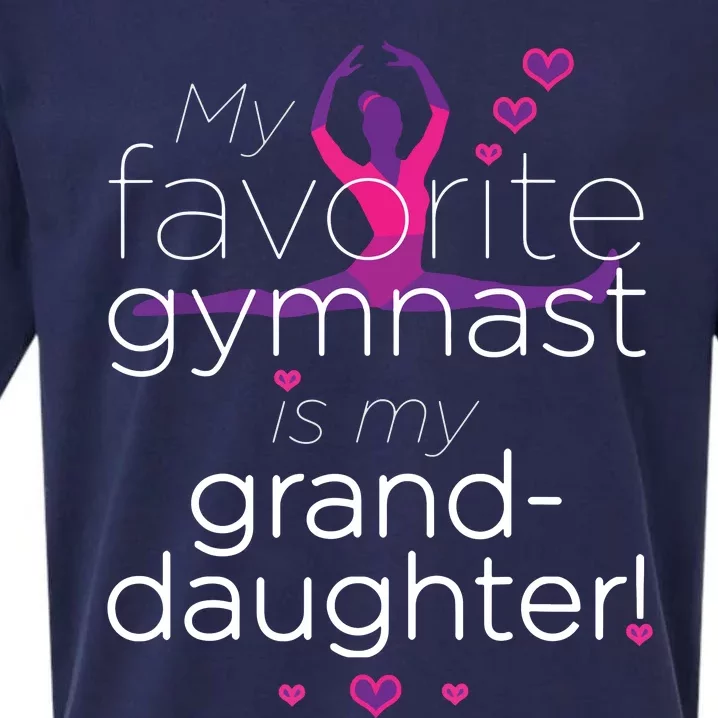 Favorite Gymnast Grandma For Women Gymnastics Grandma Sueded Cloud Jersey T-Shirt