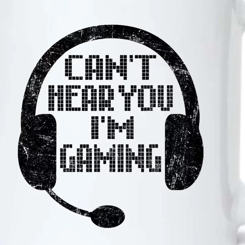 Funny Gamer Gift Headset Can't Hear You I'm Gaming Gift Black Color Changing Mug