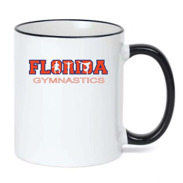 Florida Gymnastics Girl Tumbling Gear Gymnast Aerobic Dance Black Color Changing Mug