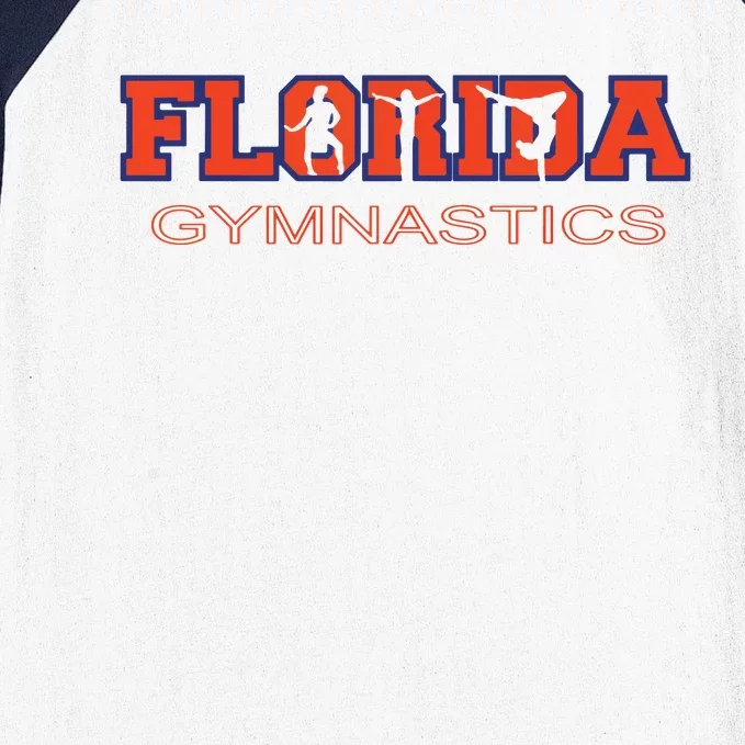 Florida Gymnastics Girl Tumbling Gear Gymnast Aerobic Dance Baseball Sleeve Shirt