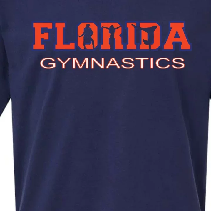 Florida Gymnastics Girl Tumbling Gear Gymnast Aerobic Dance Sueded Cloud Jersey T-Shirt