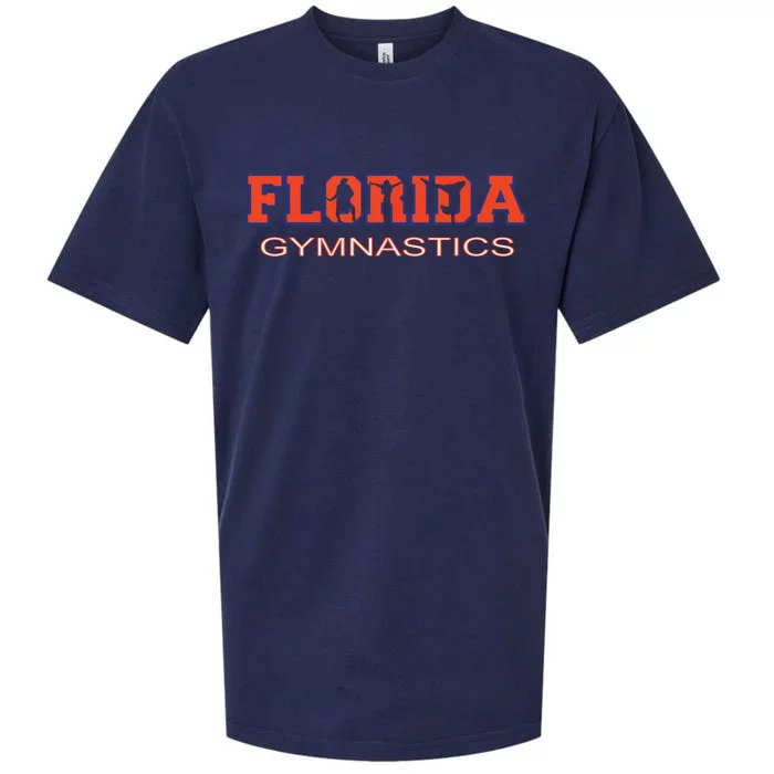 Florida Gymnastics Girl Tumbling Gear Gymnast Aerobic Dance Sueded Cloud Jersey T-Shirt