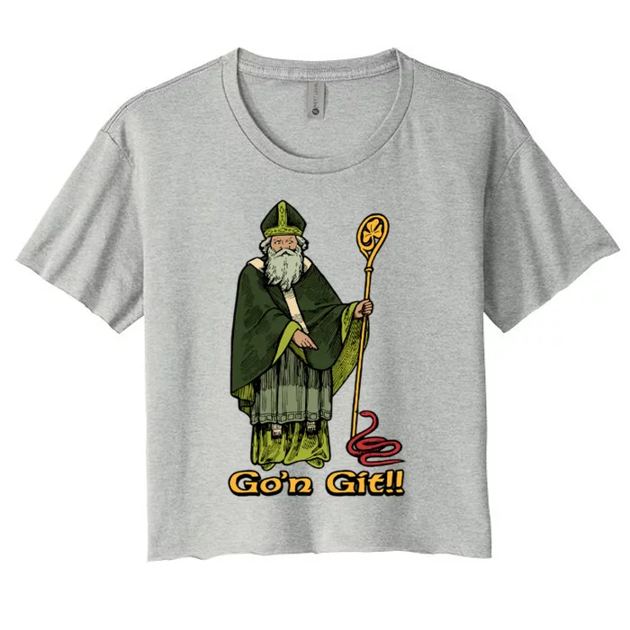 Funny GoN Git St Patrick Women's Crop Top Tee