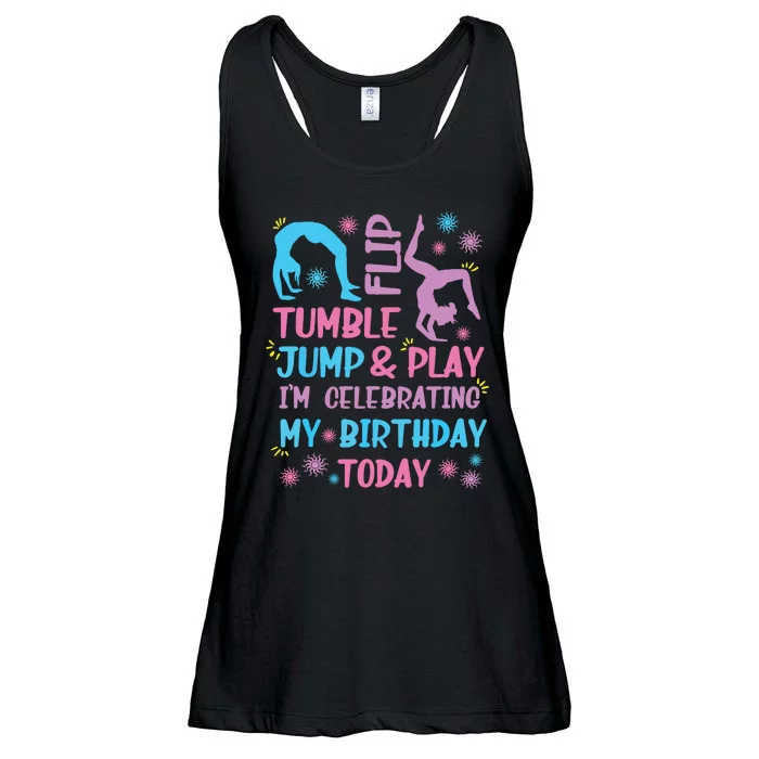 Funny Girl Gymnastics Birthday Themed Party Gift Women Ladies Essential Flowy Tank