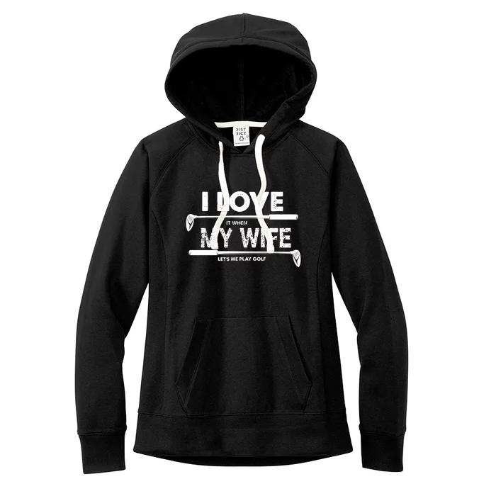 Funny Golf Gift For Golfer Women's Fleece Hoodie