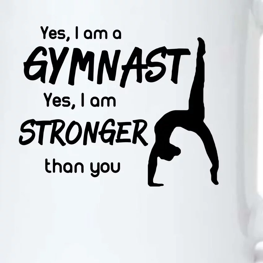 Funny Gymnastics Girl Gymnast Black Color Changing Mug