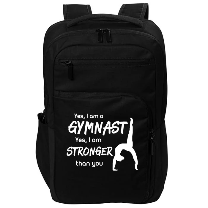 Funny Gymnastics Girl Gymnast Impact Tech Backpack