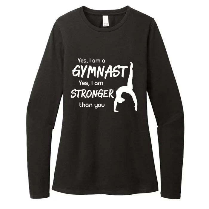 Funny Gymnastics Girl Gymnast Womens CVC Long Sleeve Shirt