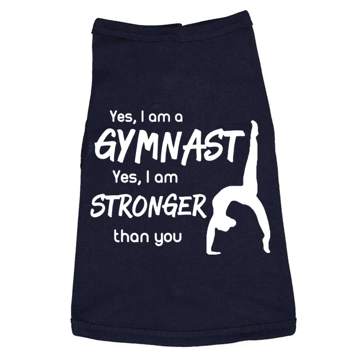 Funny Gymnastics Girl Gymnast Doggie Tank