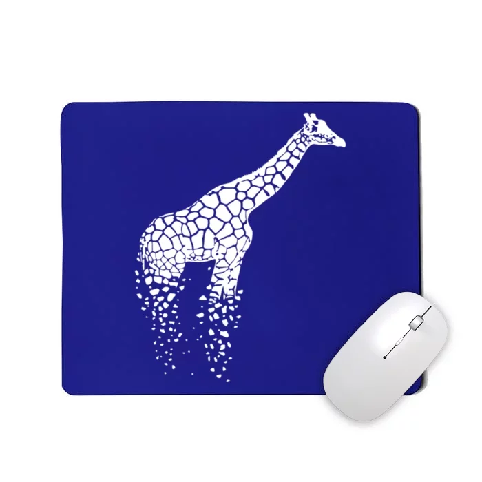 Funny Giraffe Gift Zoo Animal Giraffe Lover Gift Giraffe Print Gift Mousepad