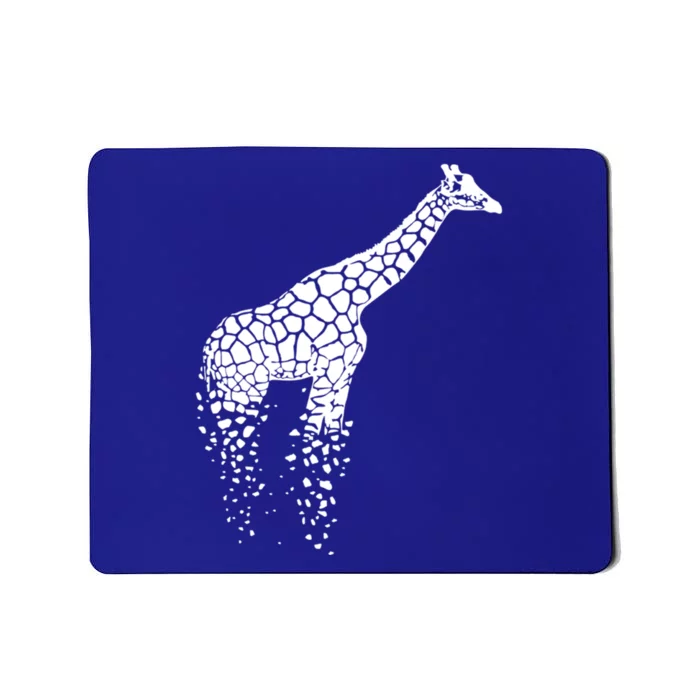 Funny Giraffe Gift Zoo Animal Giraffe Lover Gift Giraffe Print Gift Mousepad