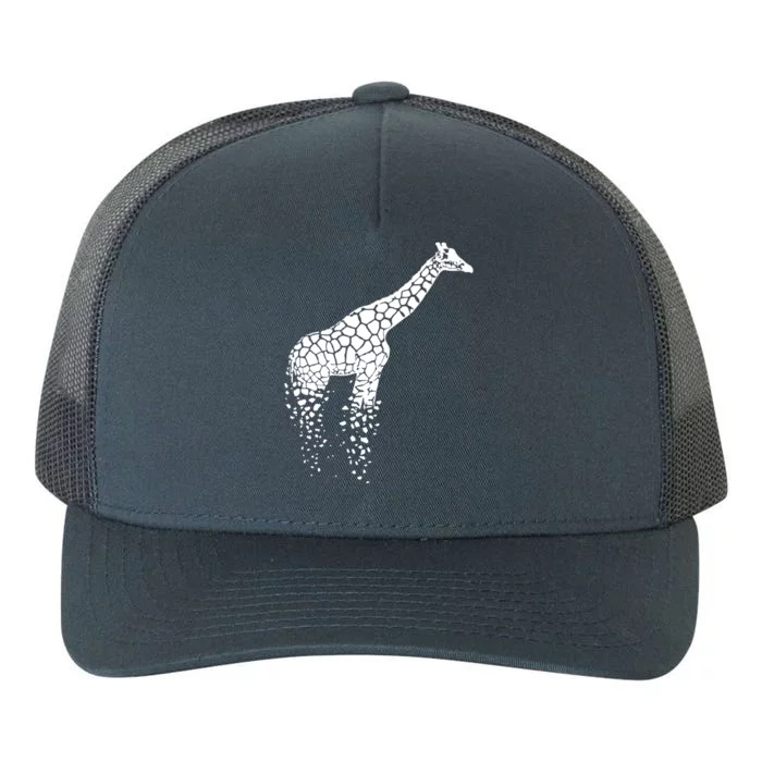 Funny Giraffe Gift Zoo Animal Giraffe Lover Gift Giraffe Print Gift Yupoong Adult 5-Panel Trucker Hat