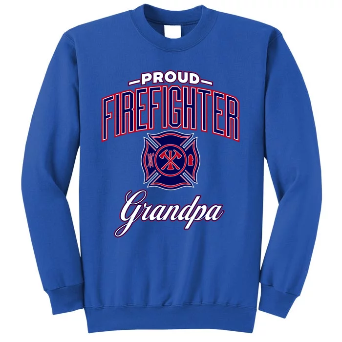 Firefighter Grandpa Gift Tall Sweatshirt