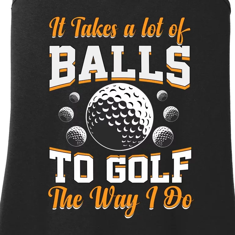 Funny Golf Gift For Golfer Ladies Essential Tank