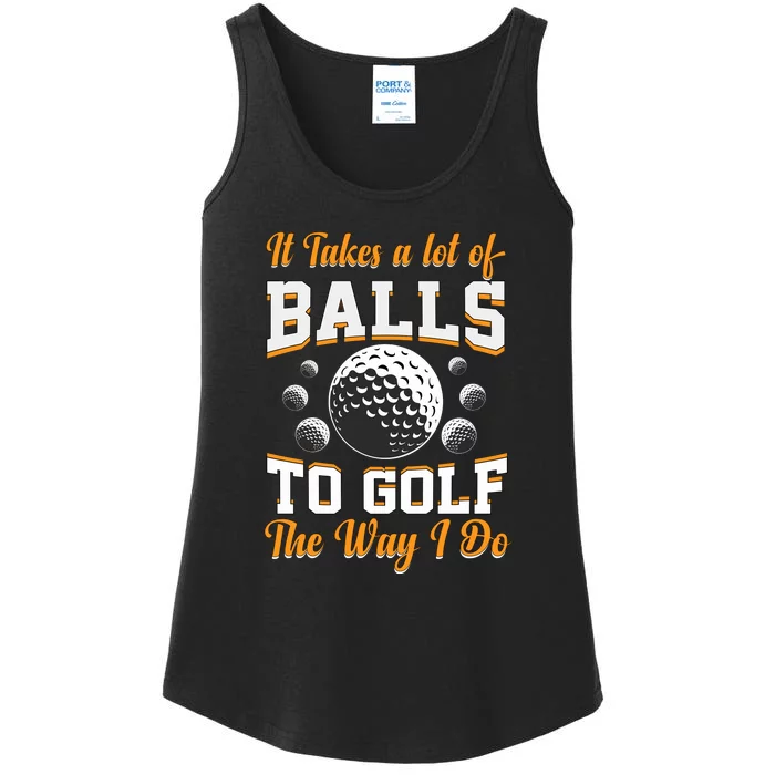 Funny Golf Gift For Golfer Ladies Essential Tank