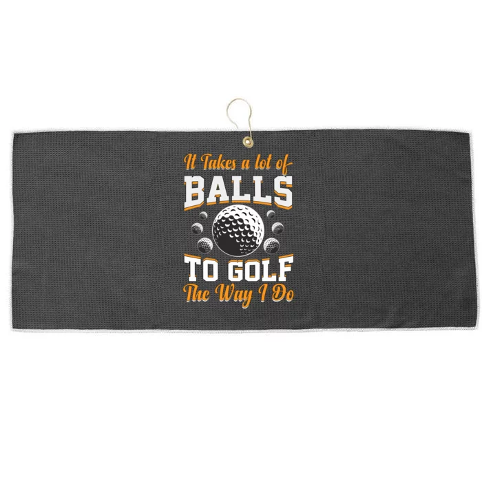 Funny Golf Gift For Golfer Large Microfiber Waffle Golf Towel