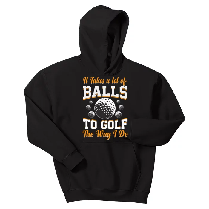 Funny Golf Gift For Golfer Kids Hoodie