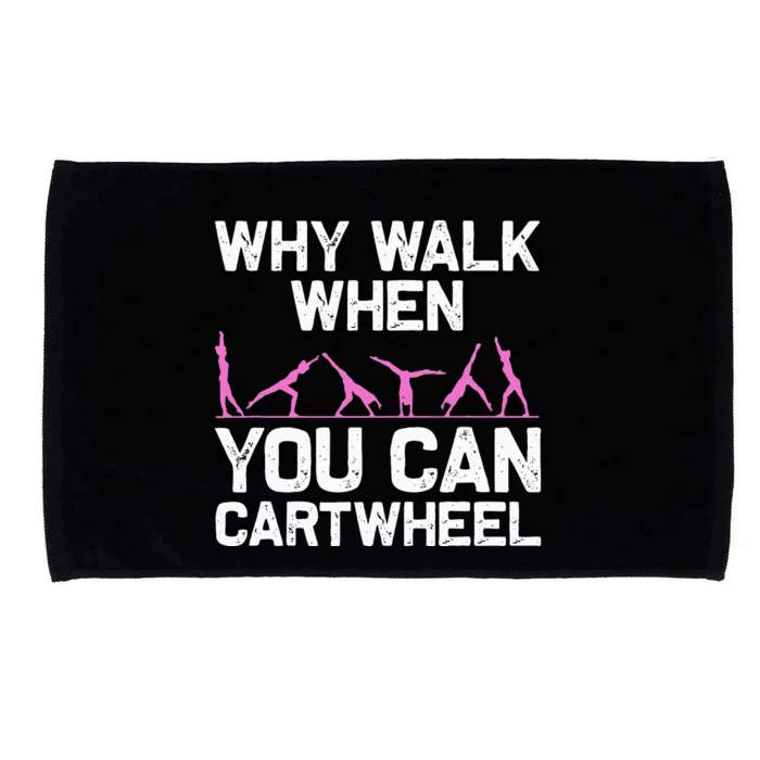 Funny Gymnastics Gymnast Gift For  Cool Cartwheel Microfiber Hand Towel