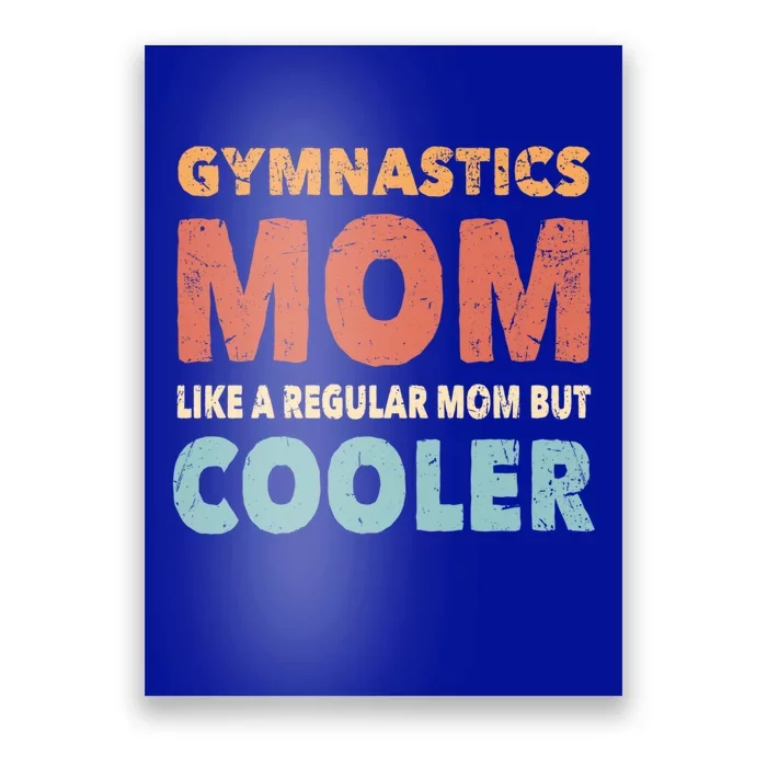 Funny Gymnastics Gymnast Mom Gift Gymnastics Lover Gift Poster