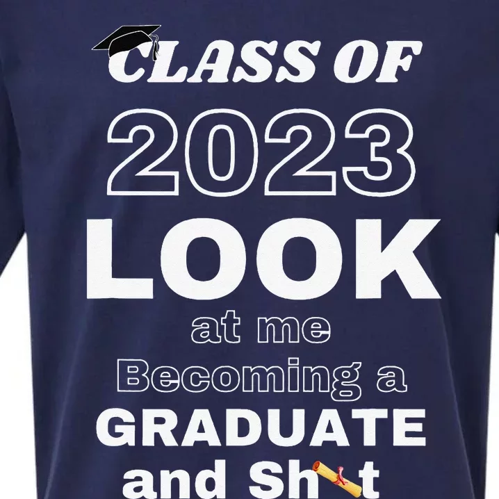 Funny Graduate Gift Look at Me Becoming a Graduate Sueded Cloud Jersey T-Shirt