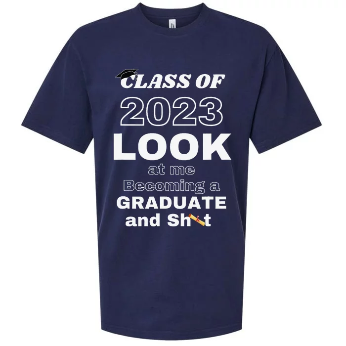 Funny Graduate Gift Look at Me Becoming a Graduate Sueded Cloud Jersey T-Shirt