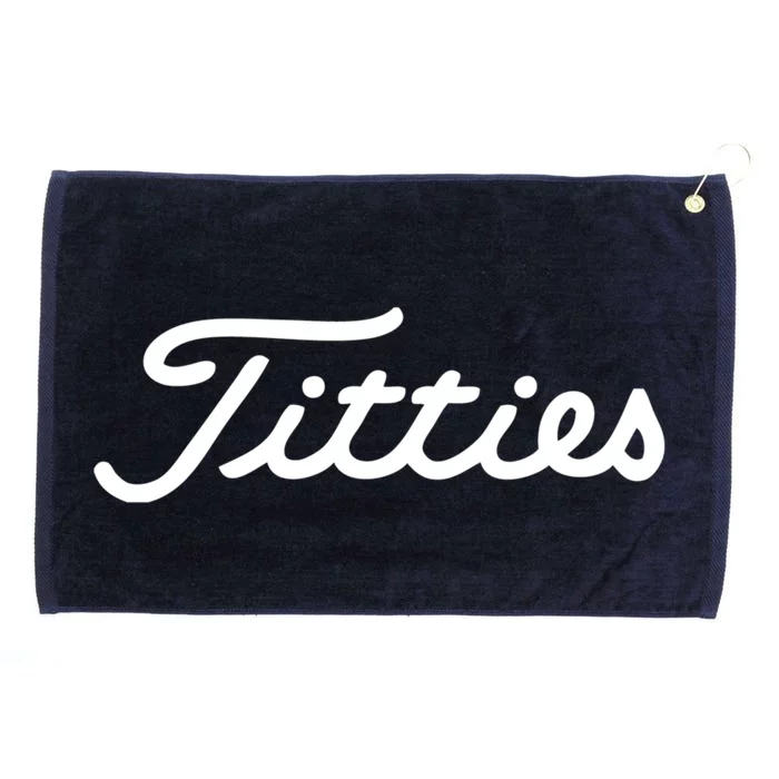 Funny Golf Gift: Titties Gift Funny Saying Golfer Golfing Gift Grommeted Golf Towel