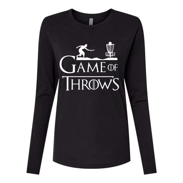 Frisbee Golf Game Of Throws Disc Golf Womens Cotton Relaxed Long Sleeve T-Shirt