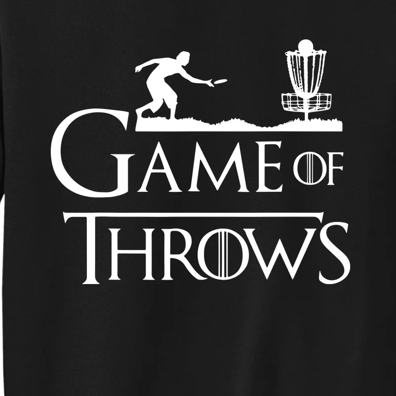 Frisbee Golf Game Of Throws Disc Golf Tall Sweatshirt