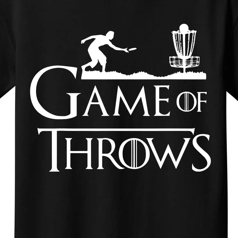 Frisbee Golf Game Of Throws Disc Golf Kids T-Shirt