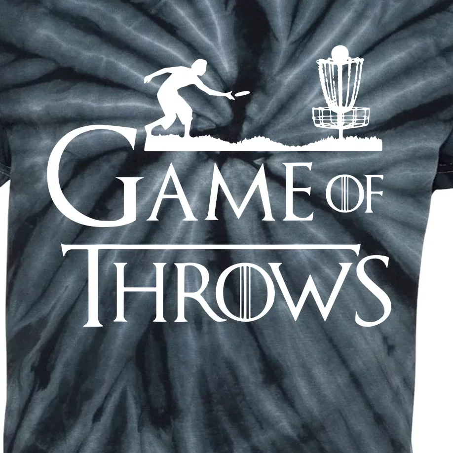 Frisbee Golf Game Of Throws Disc Golf Kids Tie-Dye T-Shirt