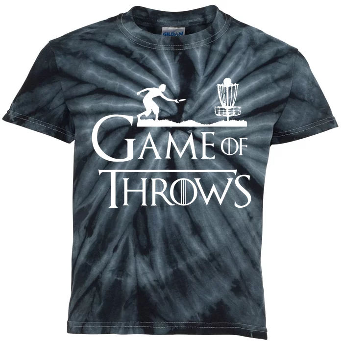 Frisbee Golf Game Of Throws Disc Golf Kids Tie-Dye T-Shirt