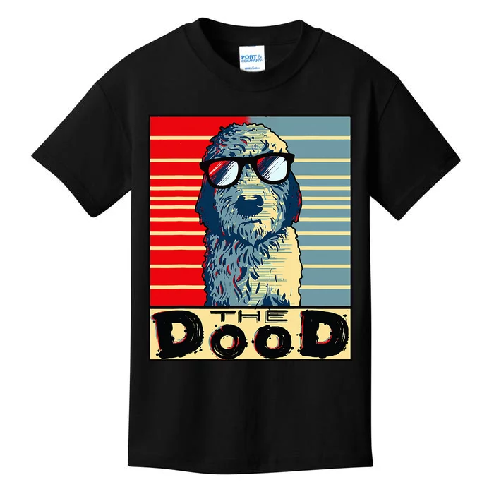 Funny Goldendoodle Gift Golden Doodle The Dood Kids T-Shirt