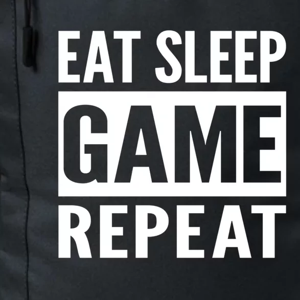 Funny Gamer Gaming Gift Eat Sleep Game Repeat Holiday Gift Daily Commute Backpack