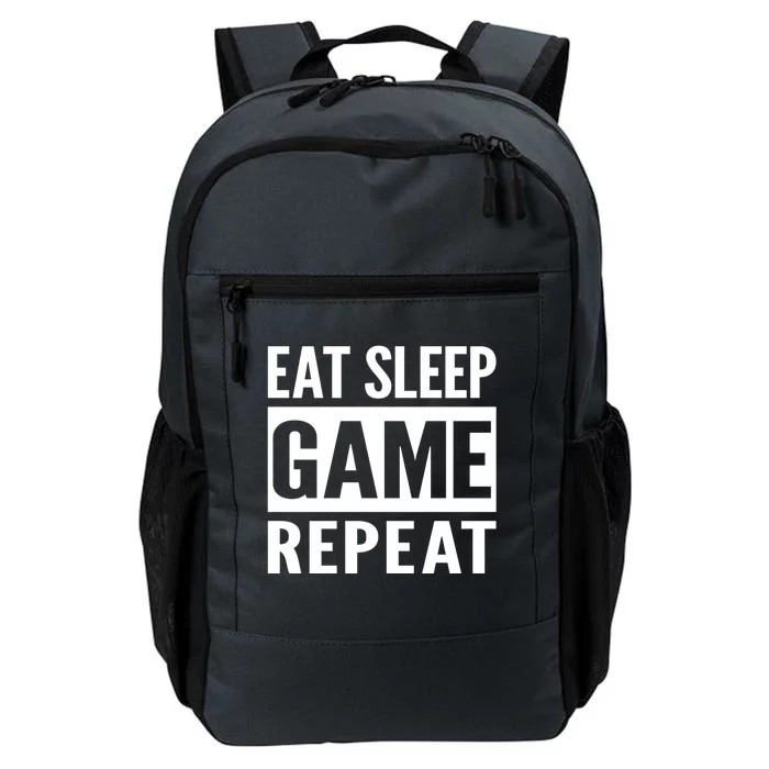 Funny Gamer Gaming Gift Eat Sleep Game Repeat Holiday Gift Daily Commute Backpack