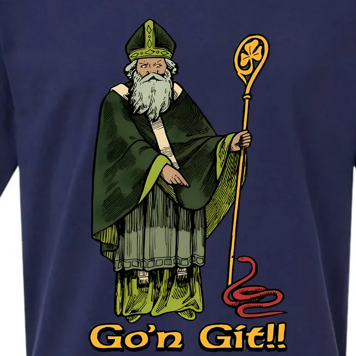 Funny Gon Git St Patrick Sueded Cloud Jersey T-Shirt