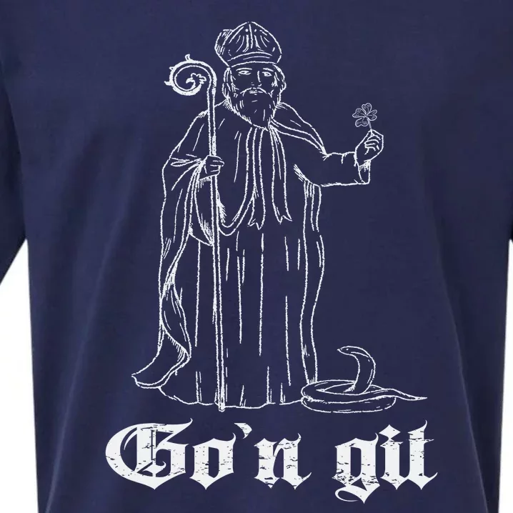 Funny Gon Git St Patrick Sueded Cloud Jersey T-Shirt