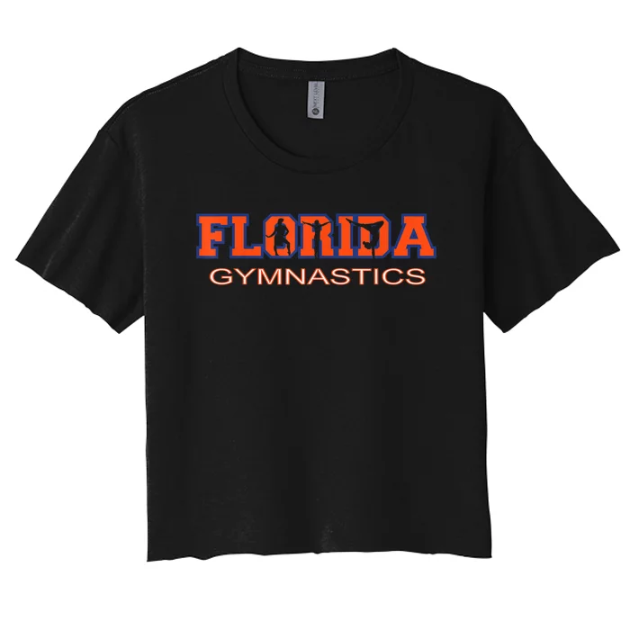 Florida Gymnastics Girls Tumbling Gear Gymnast Aerobic Dance Women's Crop Top Tee