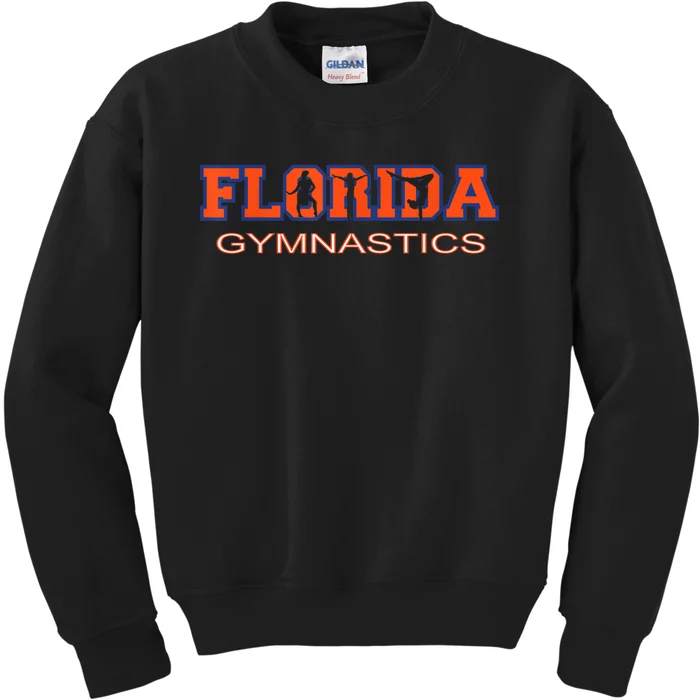 Florida Gymnastics Girls Tumbling Gear Gymnast Aerobic Dance Kids Sweatshirt