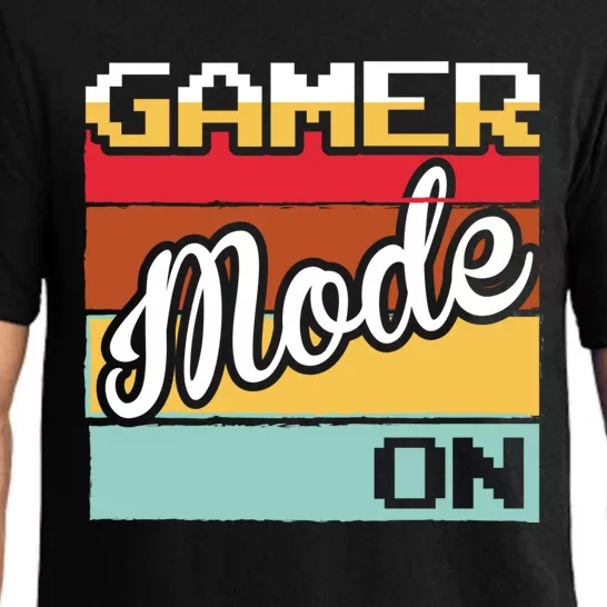 Funny Gaming Gamer Mode On Gamer Video Games Gift Pajama Set