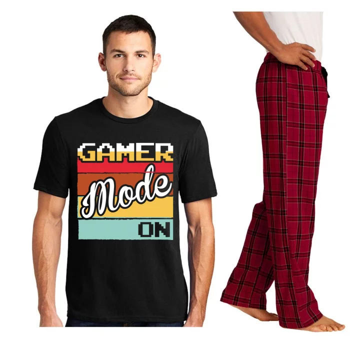 Funny Gaming Gamer Mode On Gamer Video Games Gift Pajama Set